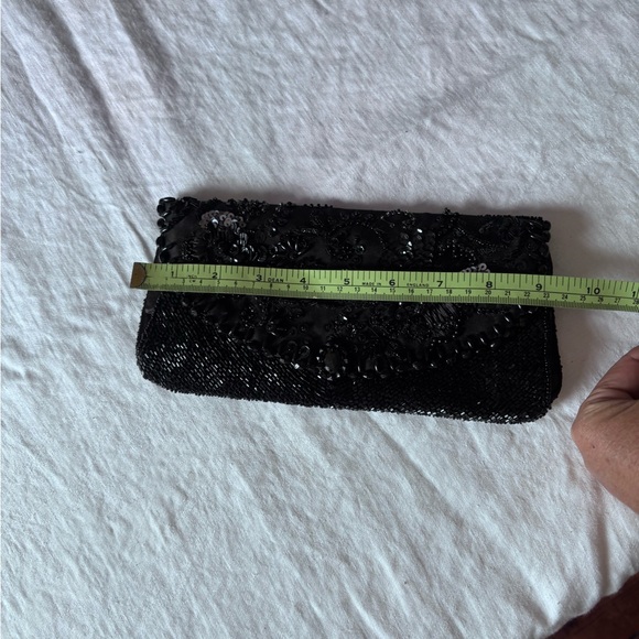 Accessorize Black Beaded Clutch - Picture 7 of 8